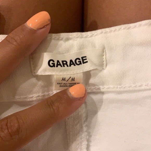 White jean skirt from Garage Size M - Picture 3 of 3